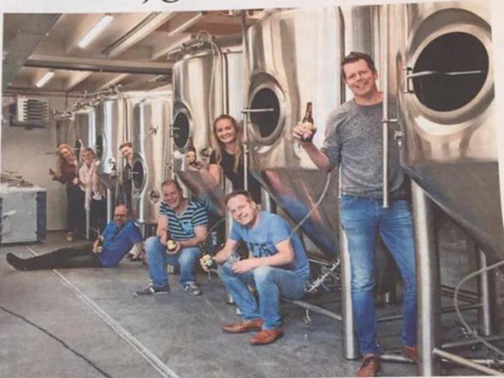 2000L two vessel brewery in Holland